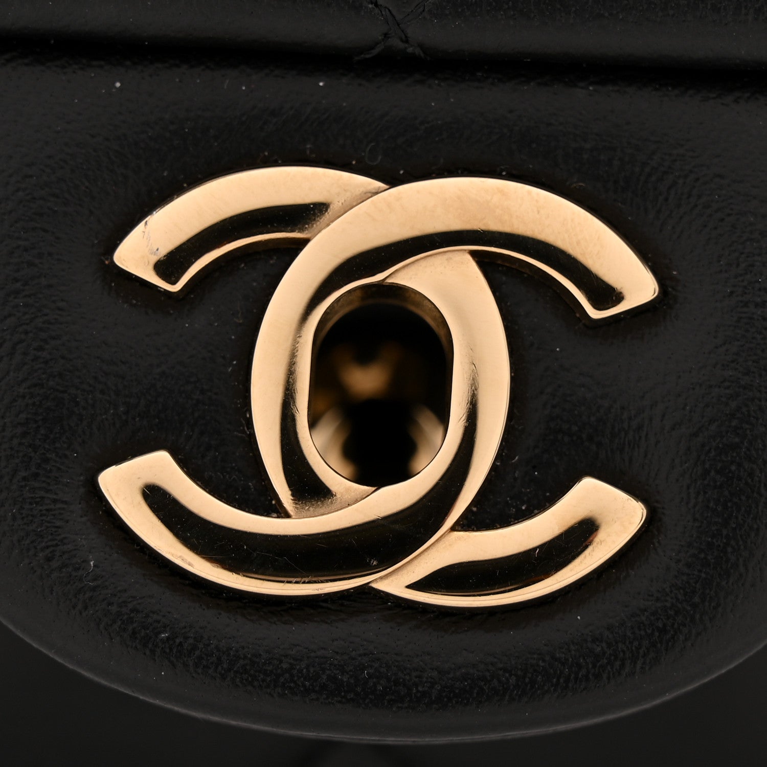 Chanel Lambskin Quilted Mini Rectangular Flap Black 12 of 12