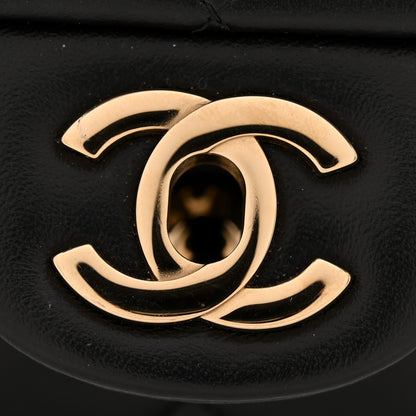 Chanel Lambskin Quilted Mini Rectangular Flap Black 12 of 12