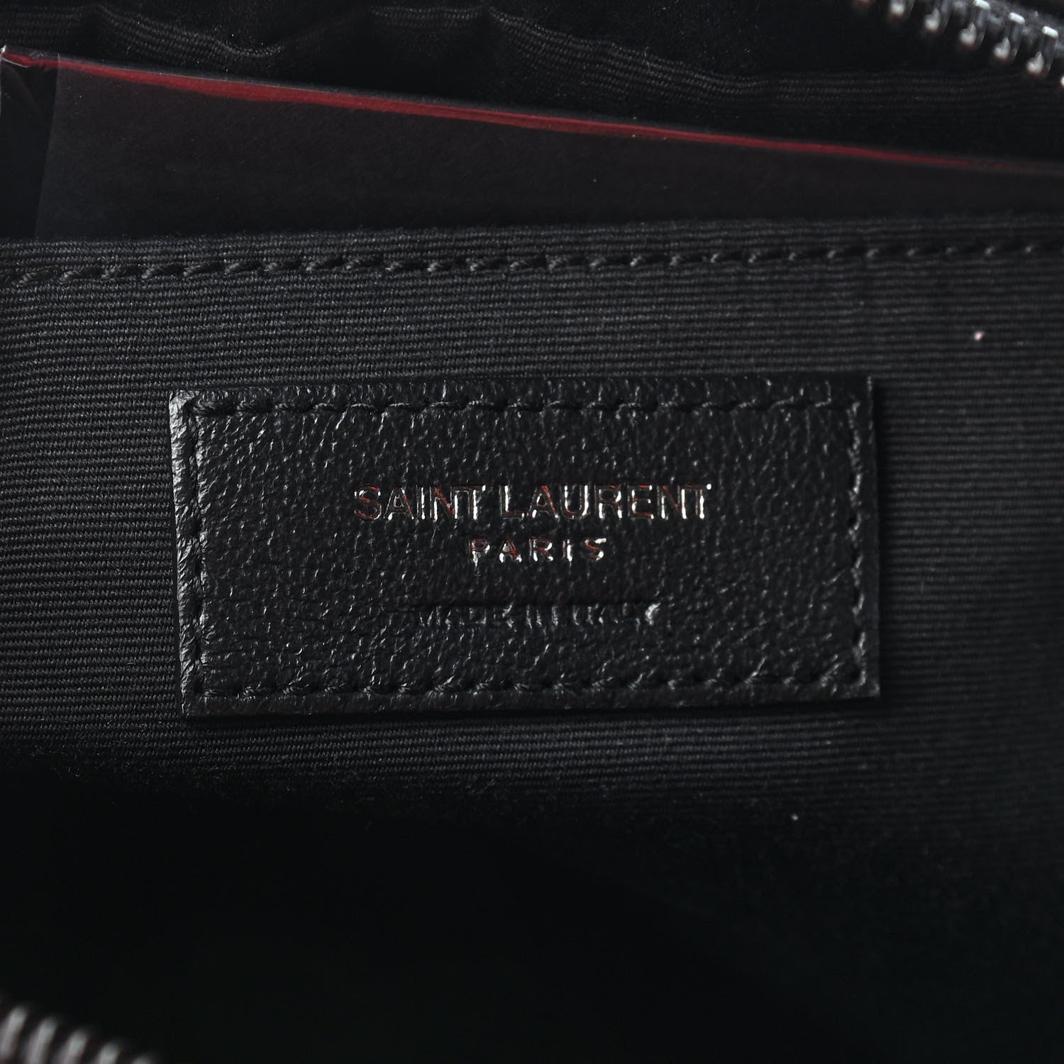 Saint Laurent Calfskin Matelasse Monogram Lou Camera Bag Black 5 of 8
