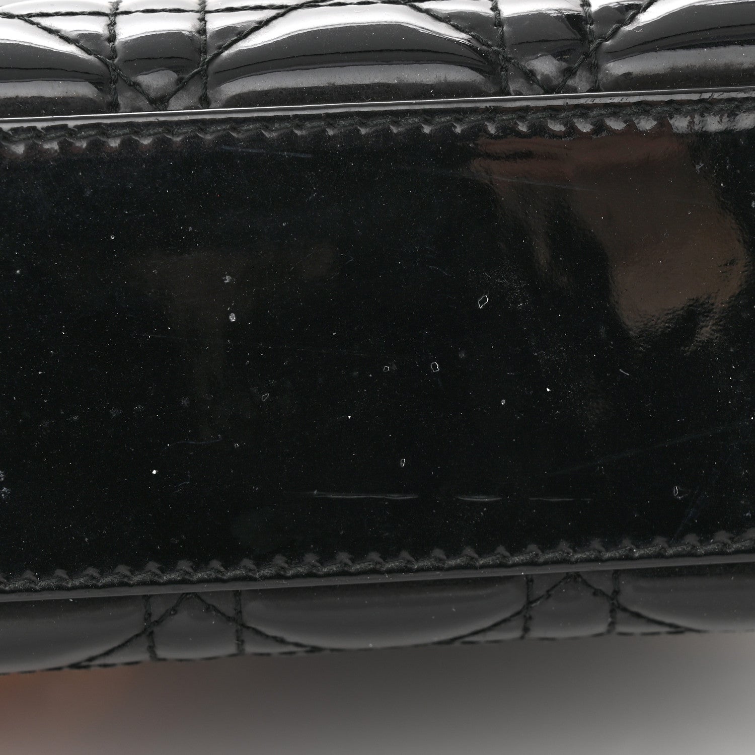 Christian Dior Patent Cannage Mini Lady Dior Black 10 of 13