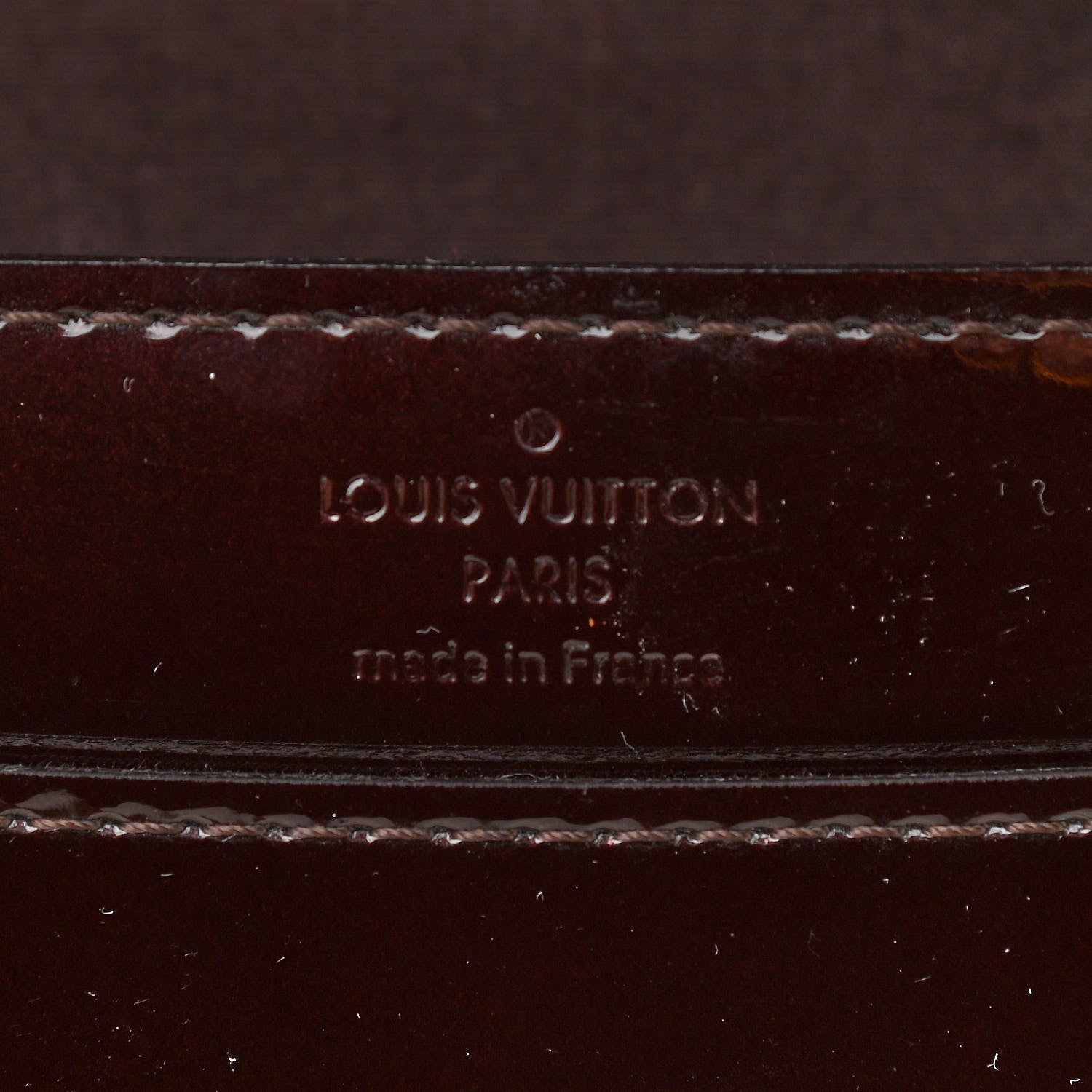 Louis Vuitton Patent Chain Louise GM Amarante 6 of 11