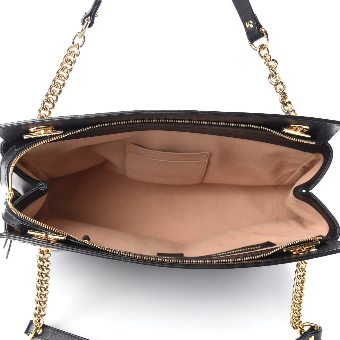 Guccissima Signature Large Shoulder Tote Bag Black