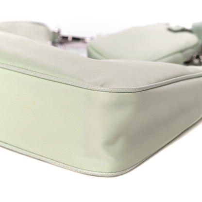 Prada Re-Nylon Saffiano Re-Edition 2005 Shoulder Bag Acqua 9 of 9