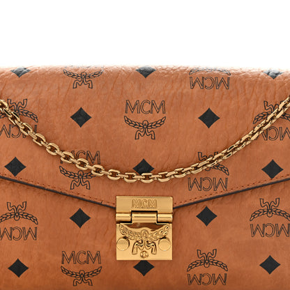 MCM Visetos Millie Wallet On Chain Cognac 7 of 11