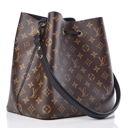 Louis Vuitton Monogram Neonoe MM Black 3 of 7