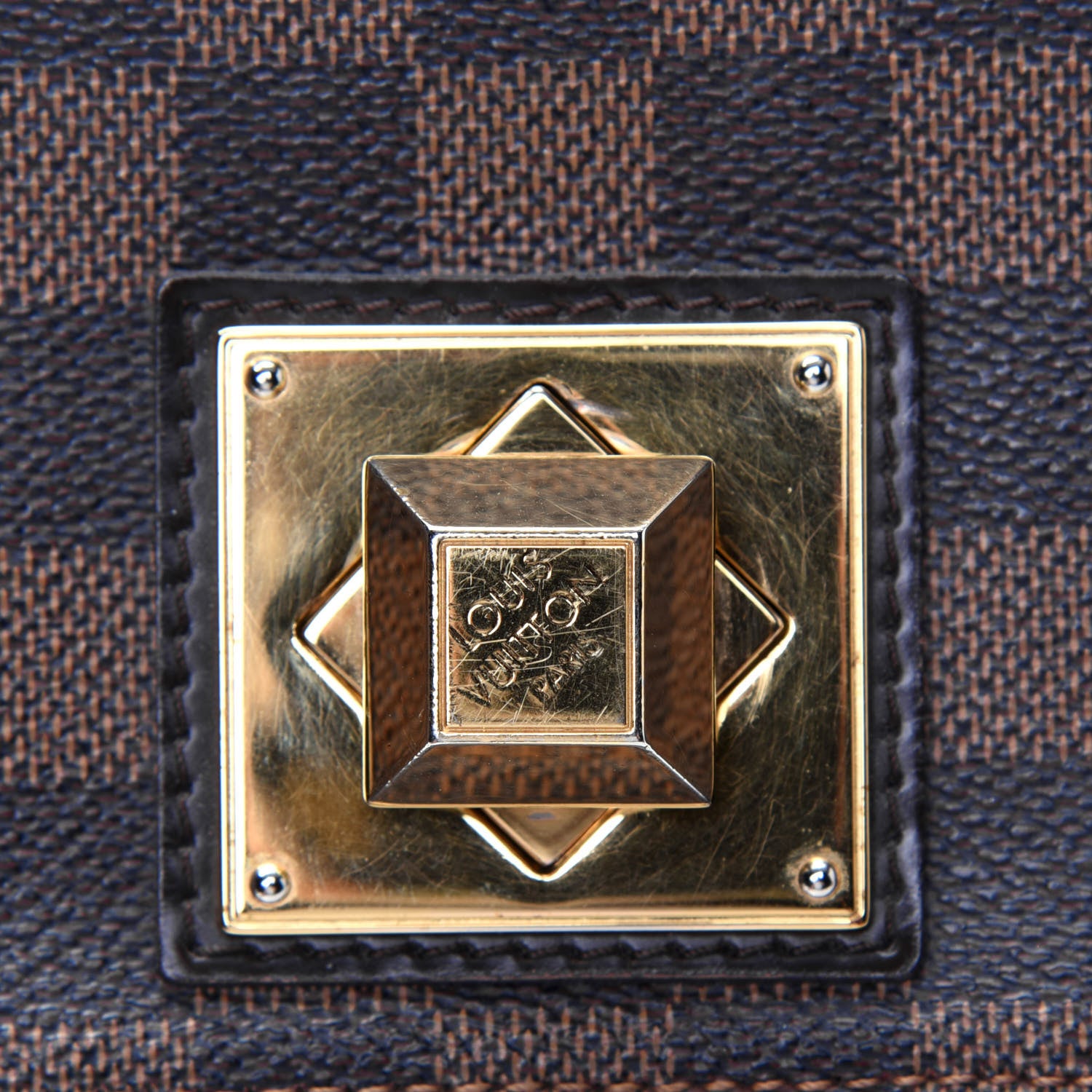 Louis Vuitton Damier Ebene Bergamo MM 24 of 29