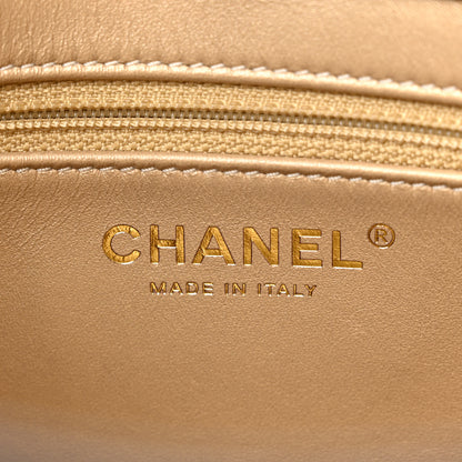 Chanel Lambskin Quilted Hobo Black 6 of 10