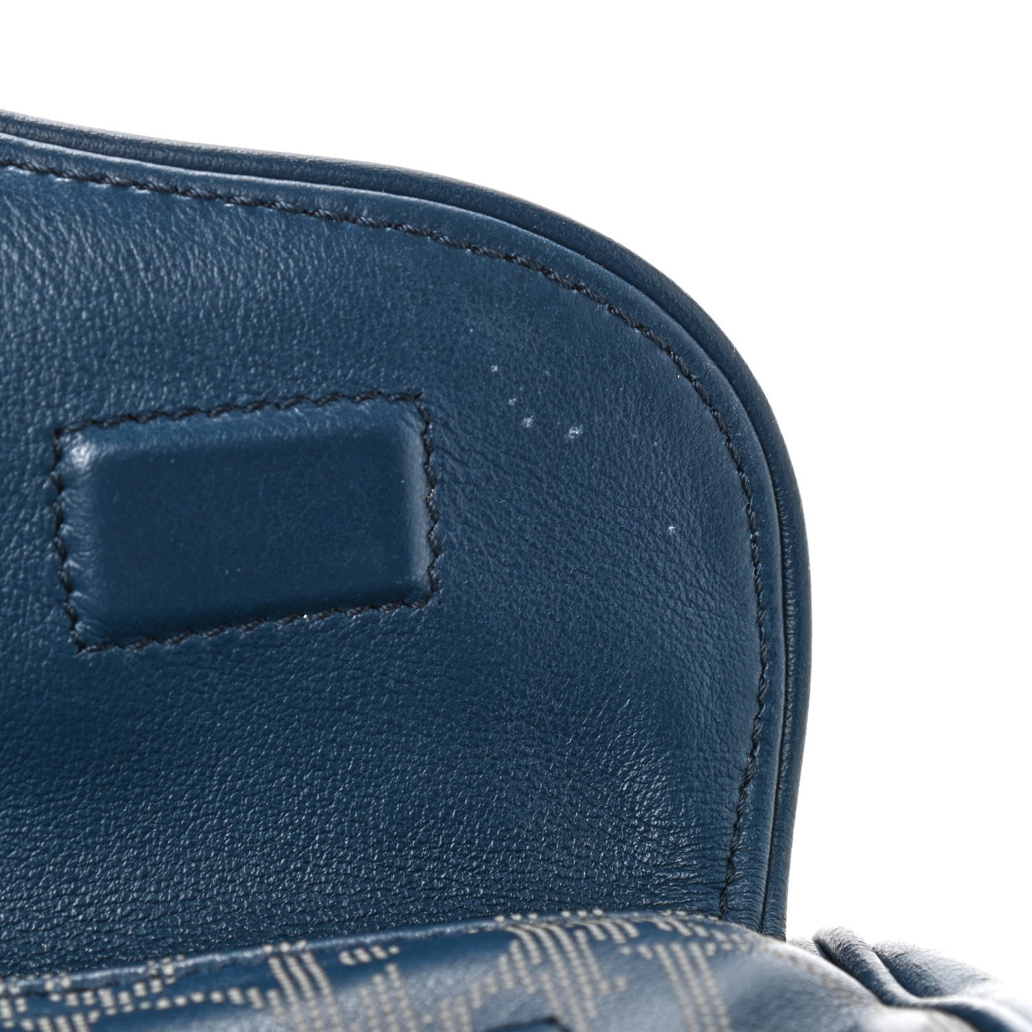 Christian Dior Galaxy Calfskin Oblique World Tour Saddle Belt Bag Navy Blue 11 of 13
