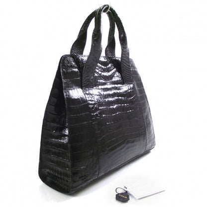 Nancy Gonzalez Crocodile Large Tote Black 3 of 9