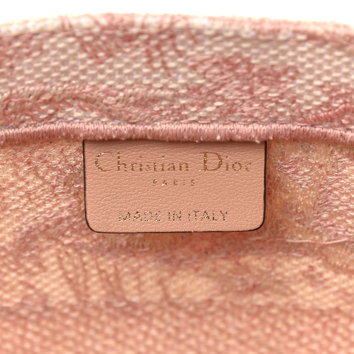 Christian Dior Canvas Embroidered Medium Dioriviera Toile De Jouy Book Tote Rose 6 of 18