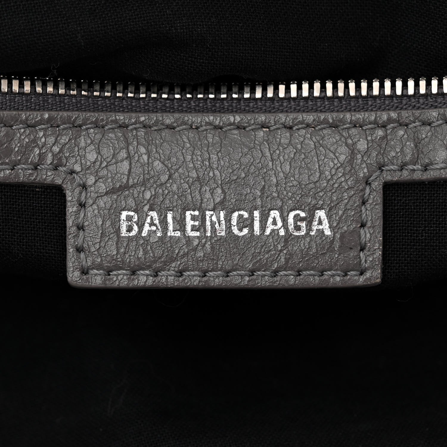 Balenciaga Agneau Arena Neo Cagole City Handbag Dark Grey 6 of 12