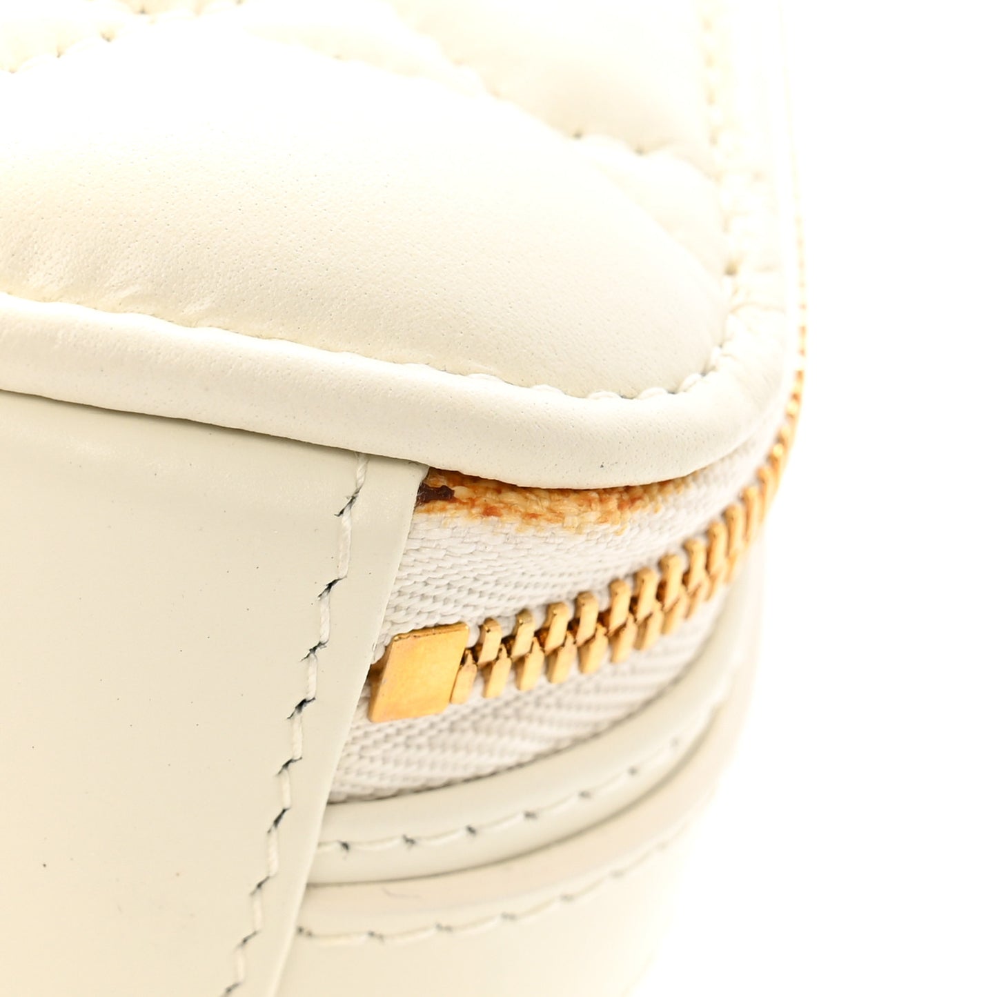 Calfskin Macrocannage Caro Box Bag Latte