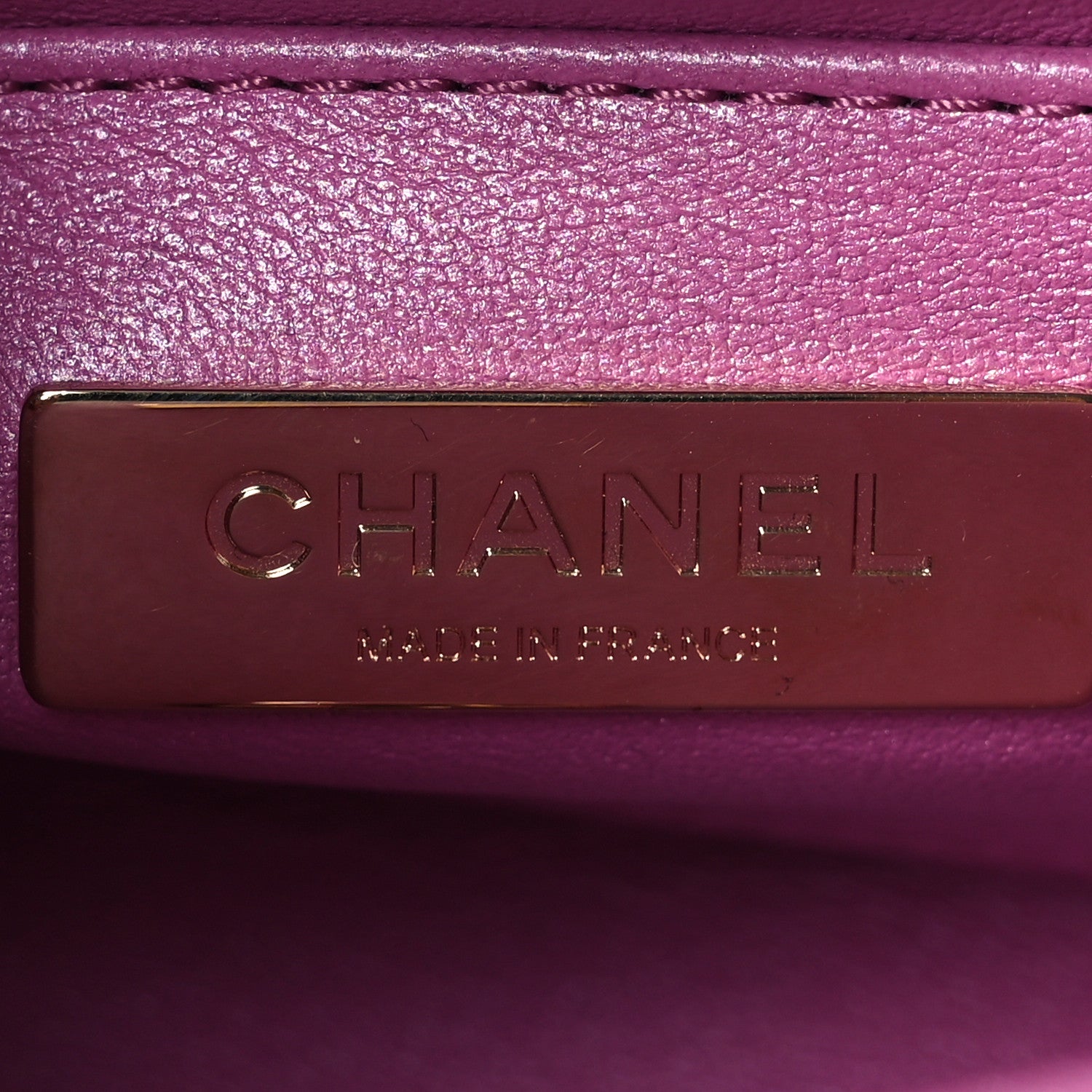 Chanel Mirror Calfskin Metallic Lambskin Quilted Hollywood Boulevard Mini Flap With Star Coin Purse Pink 8 of 14