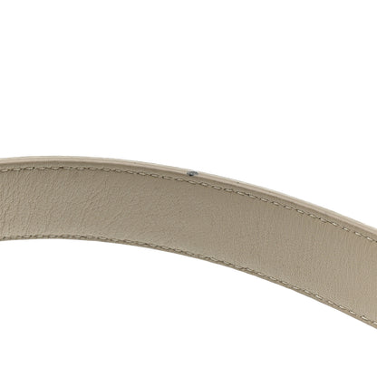 Saint Laurent Smooth Calfskin 20mm Cintura Belt 75 30 Crema Soft 5 of 7