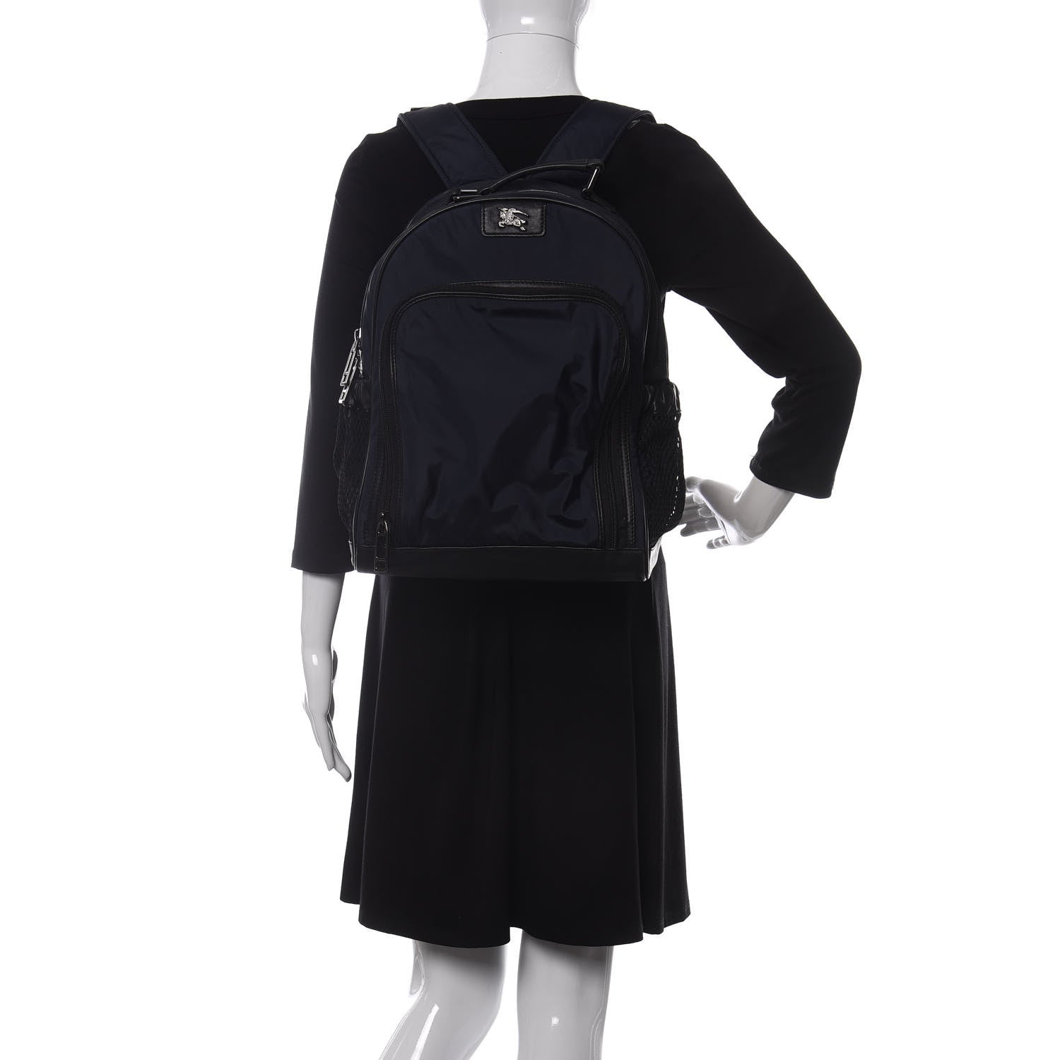 Burberry Nylon Backpack Navy 2 of 13