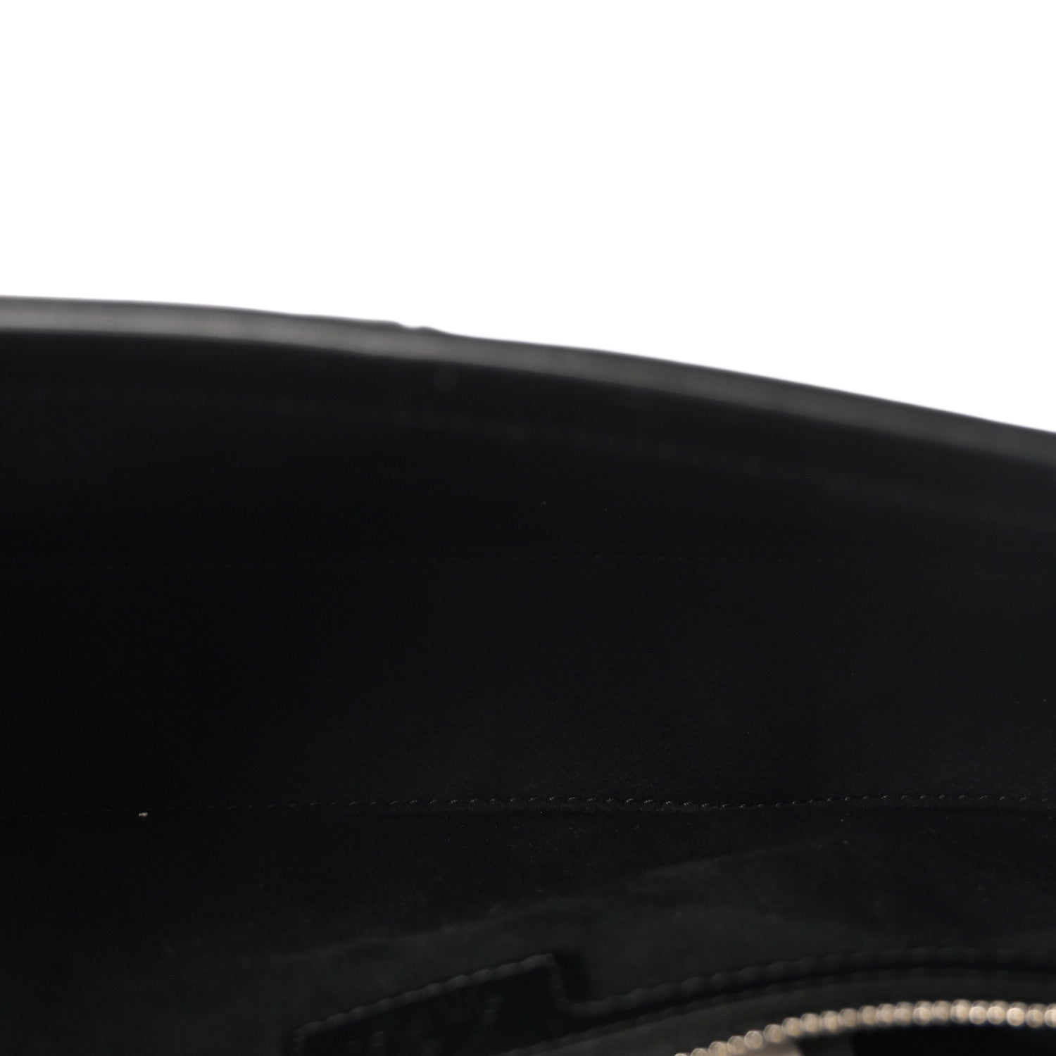 Gucci Senna Calfskin Lines Petite GG Top Handle Shoulder Bag Black Mystic White 5 of 10