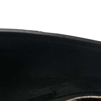 Gucci Senna Calfskin Lines Petite GG Top Handle Shoulder Bag Black Mystic White 5 of 10