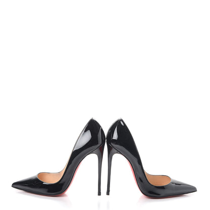 Christian Louboutin Patent So Kate 120 Pumps 38 Black 5 of 19