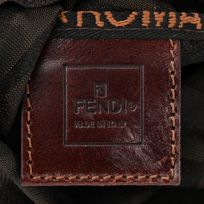 Fendi Fabric FF 1925 Mini Cosmetic Bag Tobacco 6 of 11