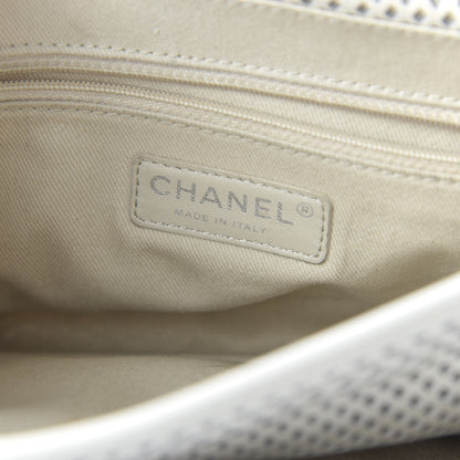 Chanel Perforated Calfskin Up In The Air Flap White 8 of 10