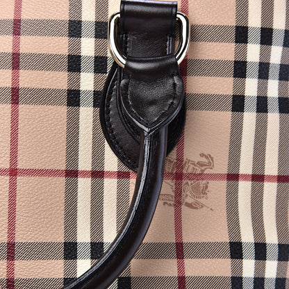 Burberry Haymarket Check Tote Chocolate 10 of 14