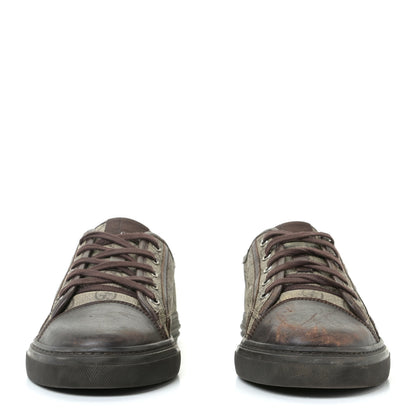 Gucci GG Supreme Monogram Mens Sneakers 8.5 Brown 2 of 22