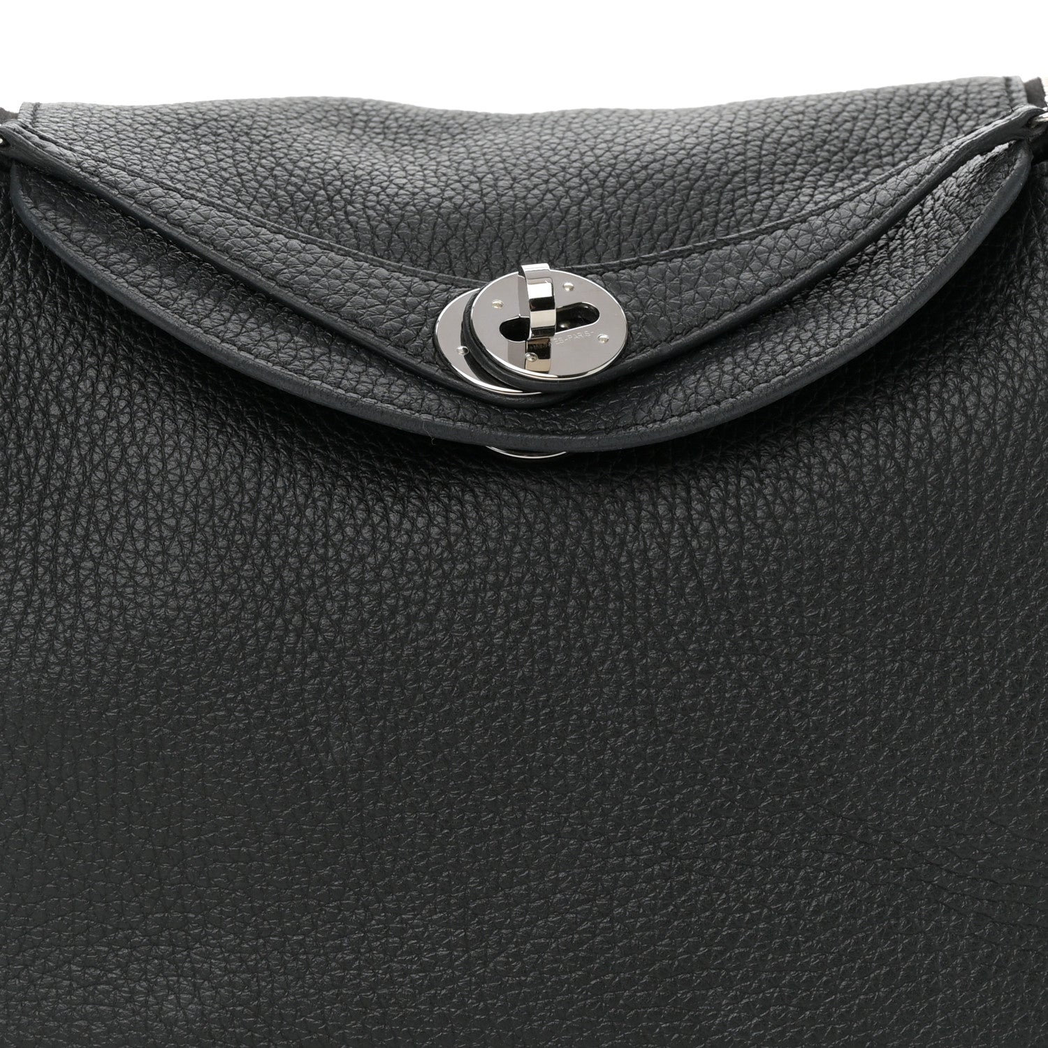 Hermes Taurillon Clemence Lindy 26 Black 8 of 14