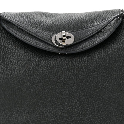 Hermes Taurillon Clemence Lindy 26 Black 8 of 14