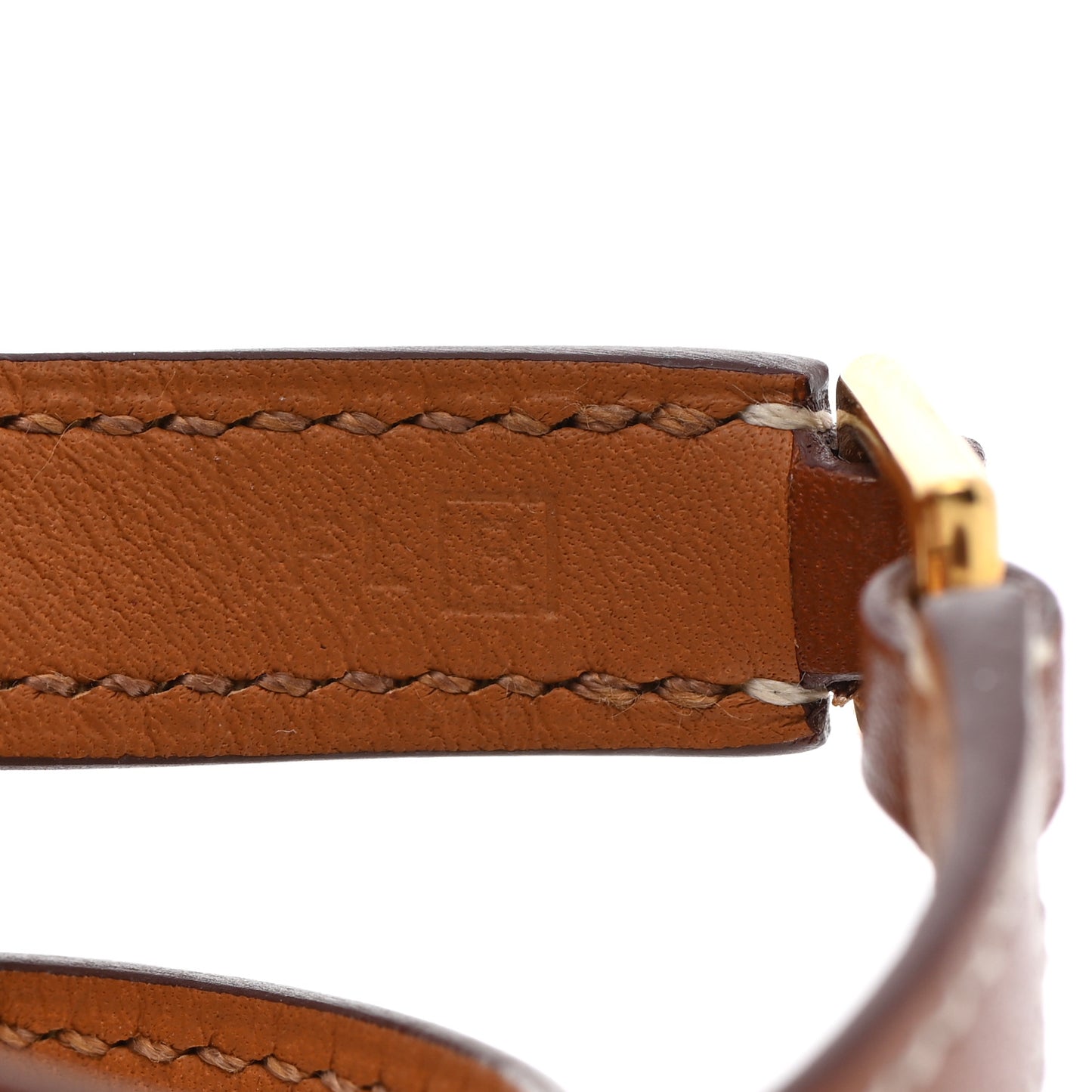 Barenia Rivale Double Tour Bracelet XS Fauve