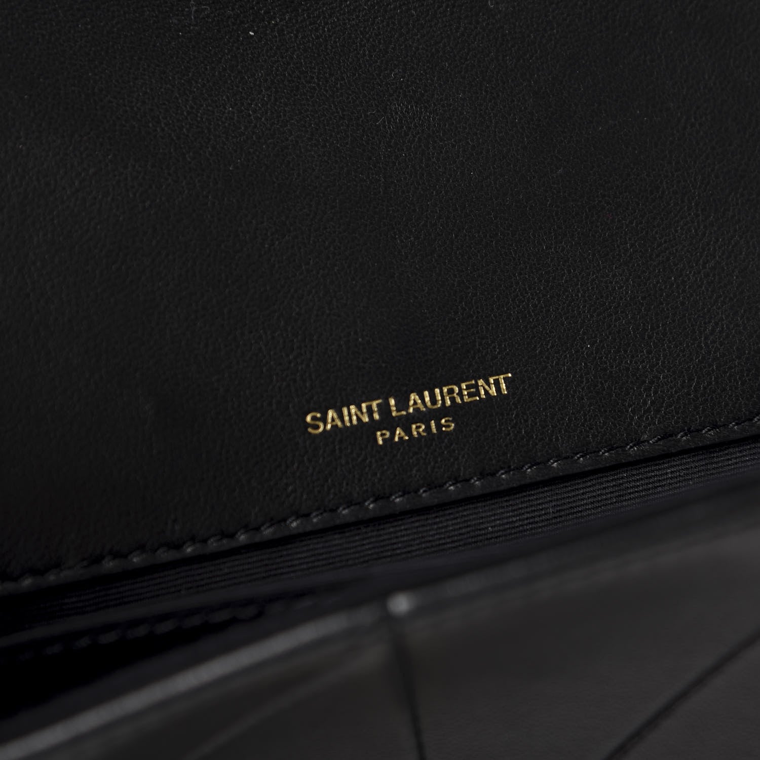 Saint Laurent Lambskin Patchwork Monogram Medium Jamie Black 9 of 12