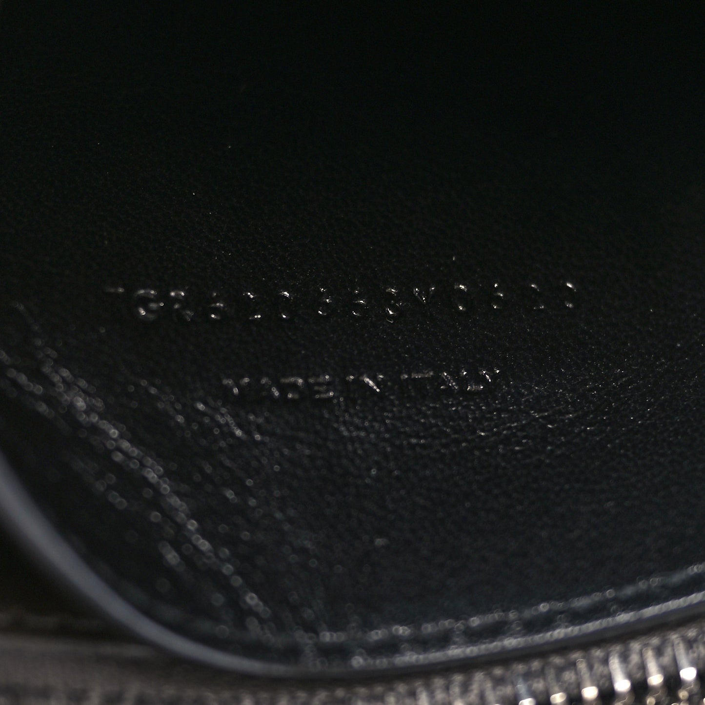 Calfskin Crocodile Embossed Medium West Hollywood Monogram Fold-Over Grey
