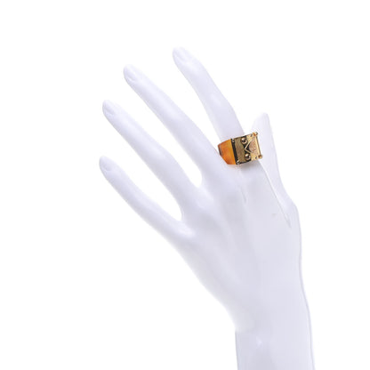 Louis Vuitton Lock Me Ring L Ecaille 2 of 6