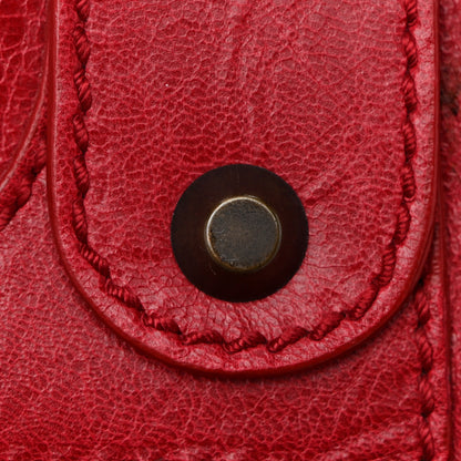 Balenciaga Agneau Classic Hardware Weekender Rouge Coquelicot 15 of 15