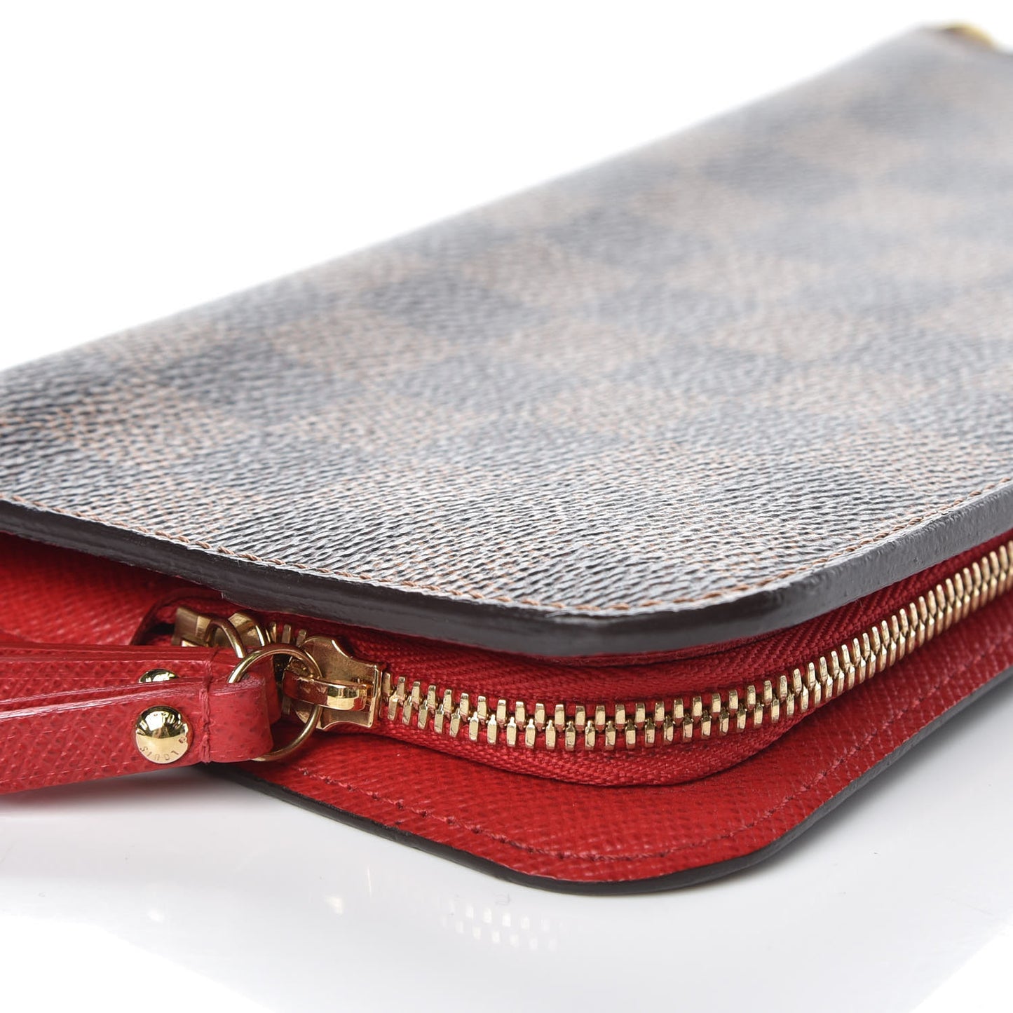 Damier Ebene Insolite Wallet Red