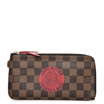 Louis Vuitton Damier Ebene Complice Trunks and Bags Wallet Red 1 of 7