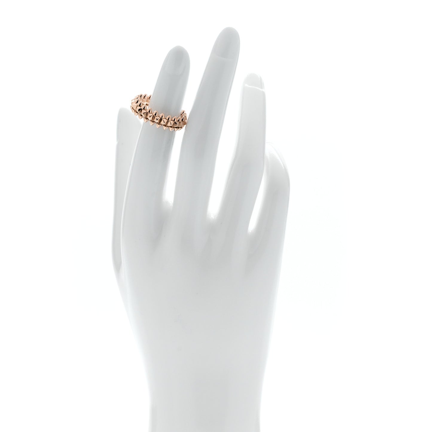 18K Pink Gold SM Clash De Cartier Ring 55 7.25