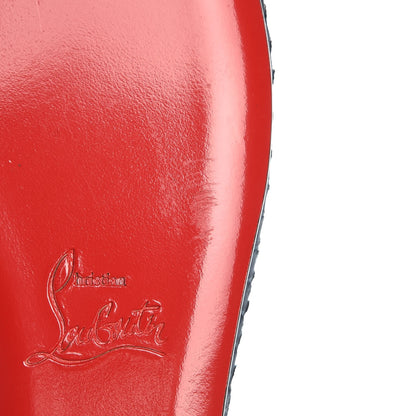 Christian Louboutin Watersnake Nubuck Rosella Flats 36 Navy Blue 7 of 8