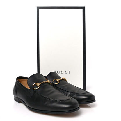 Gucci Calfskin Horsebit Mens Jordaan Loafers 7 Black 8 of 8