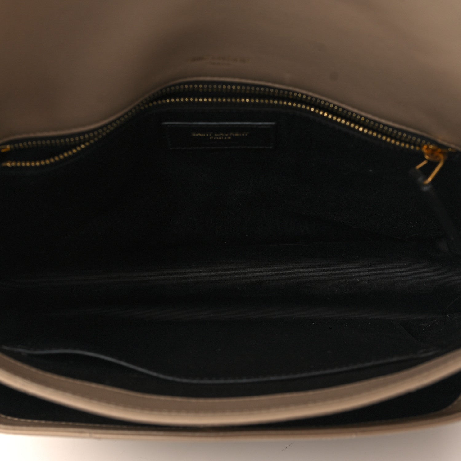 Saint Laurent Lambskin Matelasse Monogram Medium Niki Chain Satchel Dark Beige 5 of 9