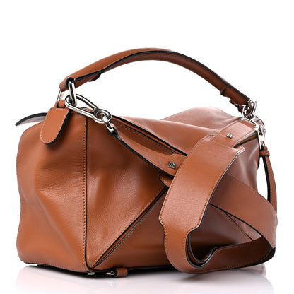 Loewe Calfskin Medium Puzzle Bag Tan 3 of 23