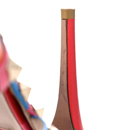 Valentino Garavani Calfskin 1973 Rockstud Ankle Strap 100mm Pumps 35.5 Multicolor 12 of 12