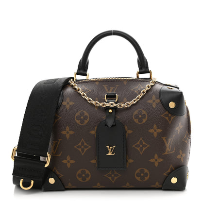 Louis Vuitton Monogram Petite Malle Souple Black 1 of 11