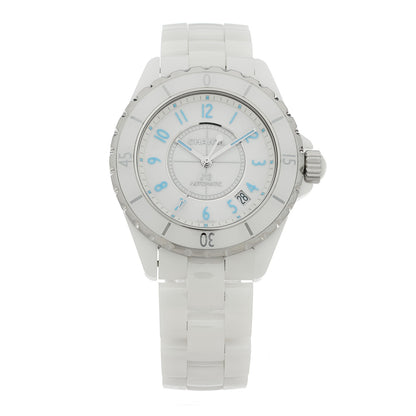 Chanel Stainless Steel Ceramic 38mm J12 Automatic Watch Blue 1 of 4