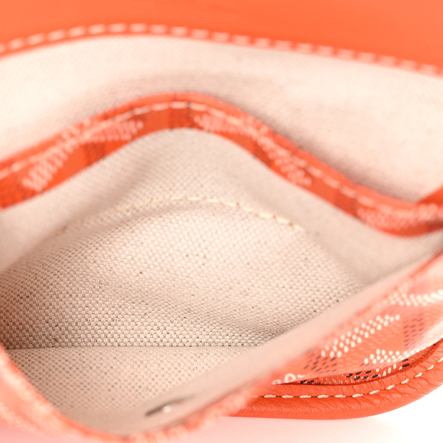 Goyard Goyardine Mini Anjou Pouch Orange 5 of 6