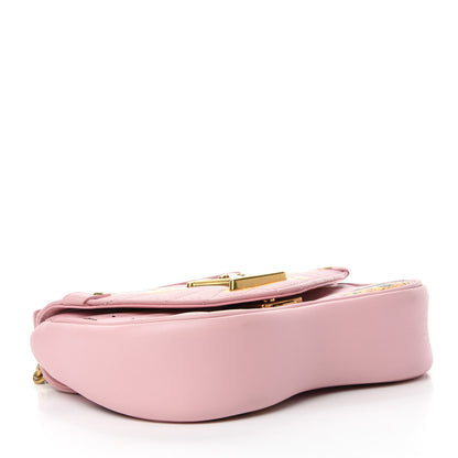 Louis Vuitton Calfskin Leopard Print New Wave Chain PM Light Pink 4 of 10