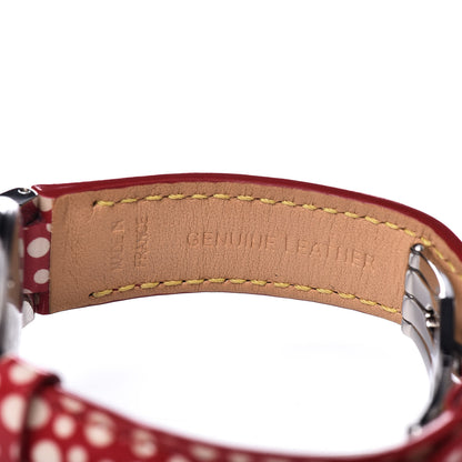 Louis Vuitton Stainless Steel Vernis Diamond 28mm Tambour Kusama Infinity Dots Quartz Watch 6 of 8