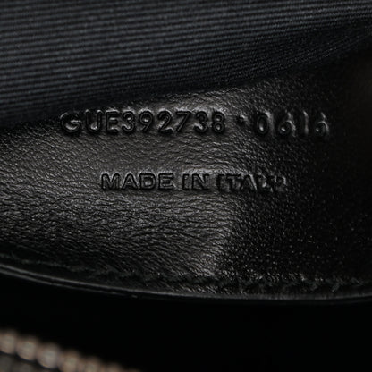 Saint Laurent Sheepskin Matelasse Chevron Monogram Large College Satchel Black 7 of 9