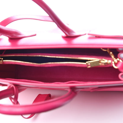 Saint Laurent Calfskin Small Sac De Jour Bubblegum 6 of 8