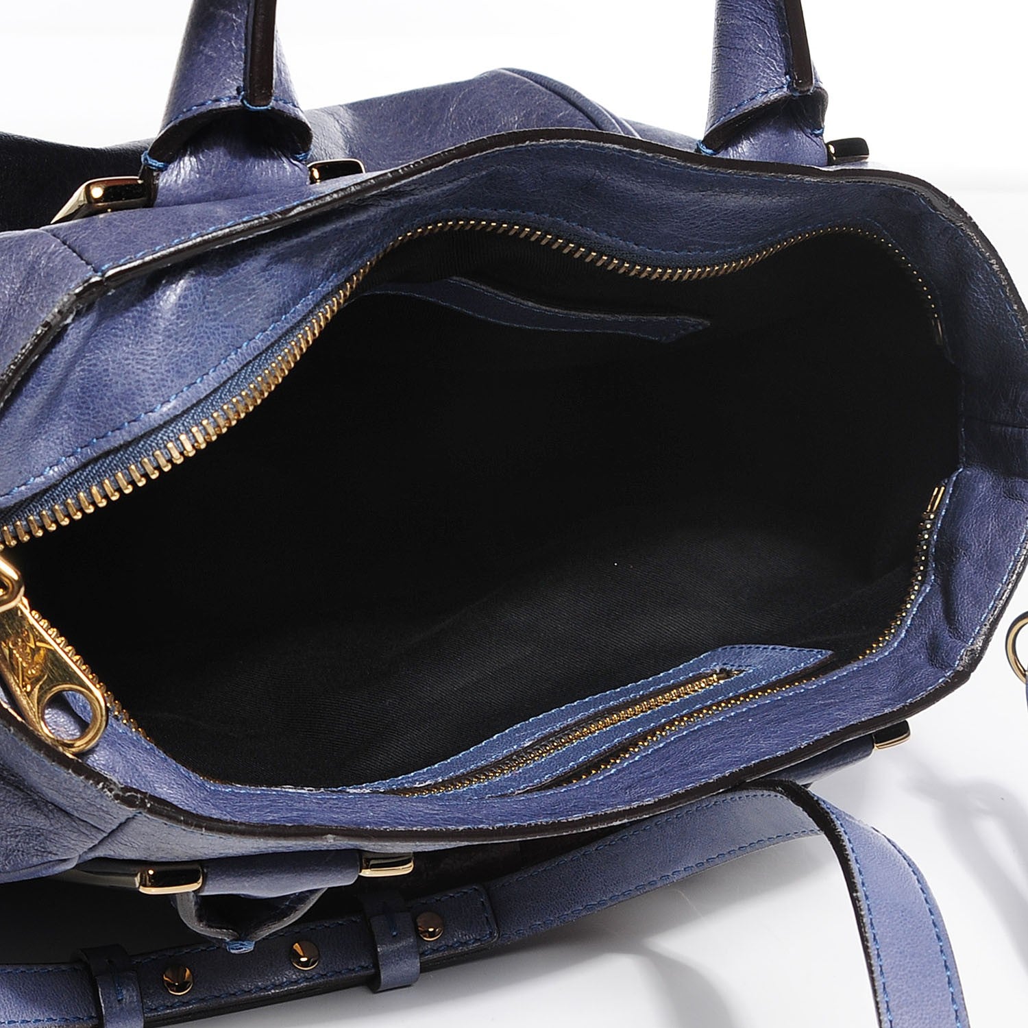 Chloe Calfskin Medium Ethel Satchel Blue 5 of 9