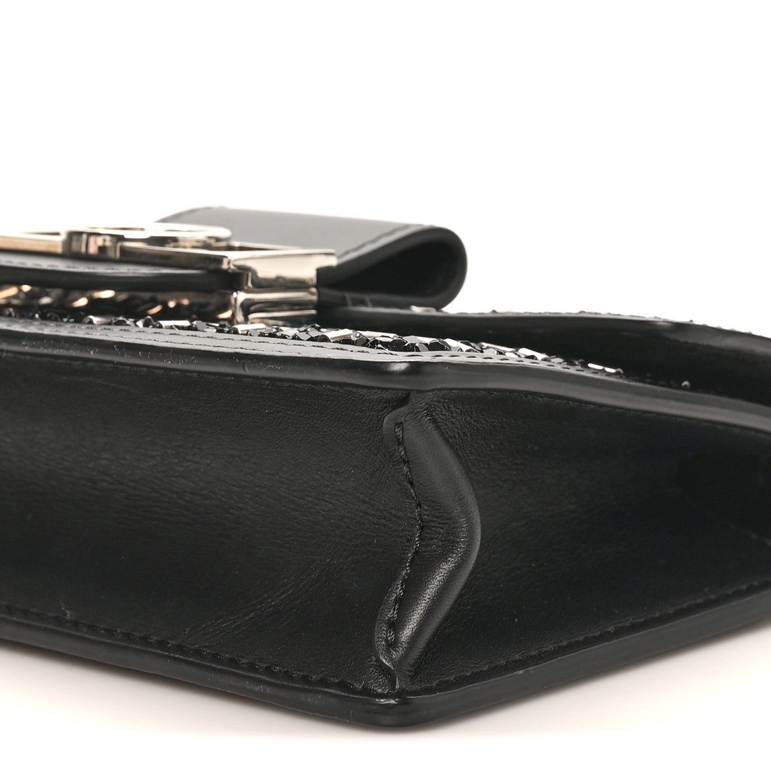 Louis Vuitton Tweed Sequin Dauphine Minaudiere Black 9 of 9